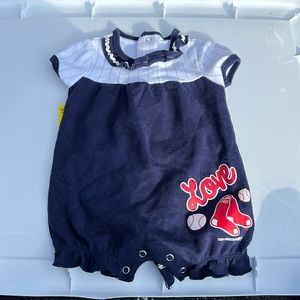 Red Sox girls onesie